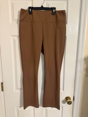 HALARA Brown Boot-Cut Pants